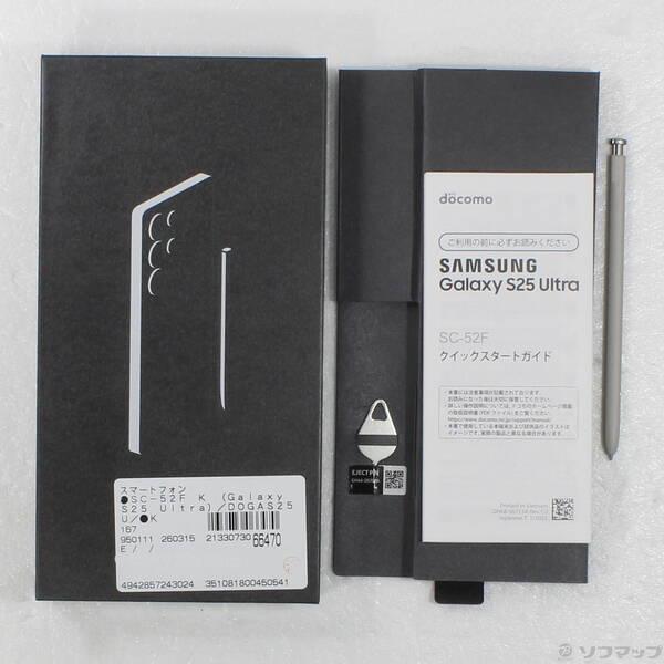 〔中古〕SAMSUNG(サムスン) Galaxy S25 Ultra 256GB チタニウムブラック SC-52F docomo SIMフリー〔262-ud〕 |  | 04