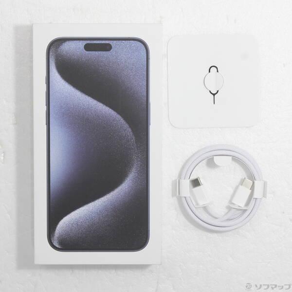 〔中古〕Apple(アップル) iPhone15 Pro Max 256GB ブルーチタニウム MU6T3J／A SIMフリー〔258-ud〕 |  | 04