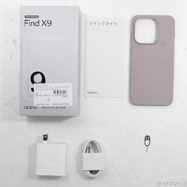 〔中古〕OPPO(オッポ) OPPO Find X9 512GB チタニウムグレー CPH2797GY SIMフリー〔258-ud〕 |  | 04
