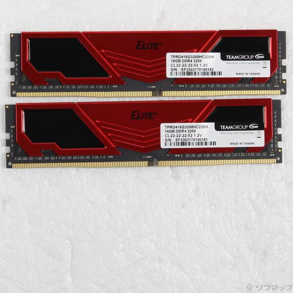 〔中古〕288P DDR4 PC4-25600 DDR4-3200 32GB 16GB×2枚組〔262-ud〕 | 