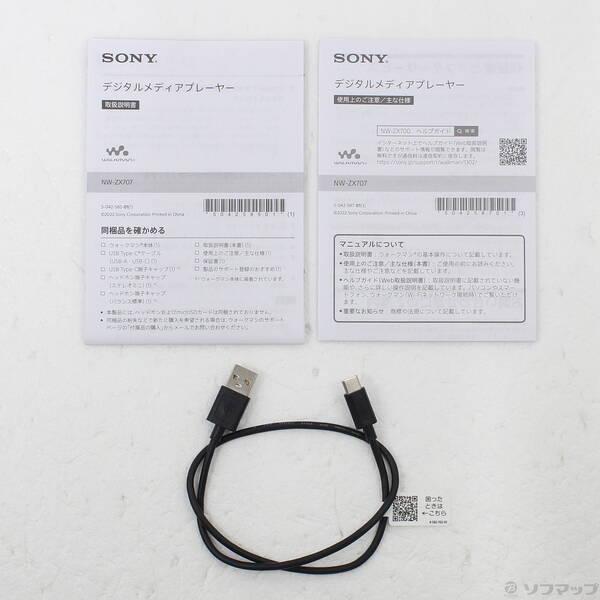 〔中古〕SONY(ソニー) WALKMAN ZX707 メモリ64GB+microSD ブラック NW-ZX707〔377-ud〕 |  | 04