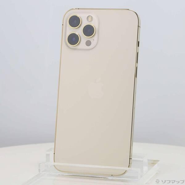 〔中古〕Apple(アップル) iPhone12 Pro Max 128GB ゴールド MGCW3J／A SIMフリー〔377-ud〕 | 
