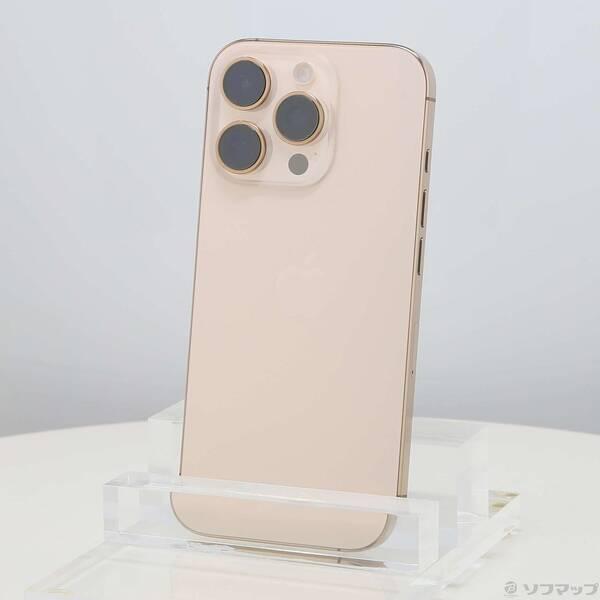 〔中古〕Apple(アップル) iPhone16 Pro 128GB デザートチタニウム MYMX3J／A SIMフリー〔305-ud〕 | 
