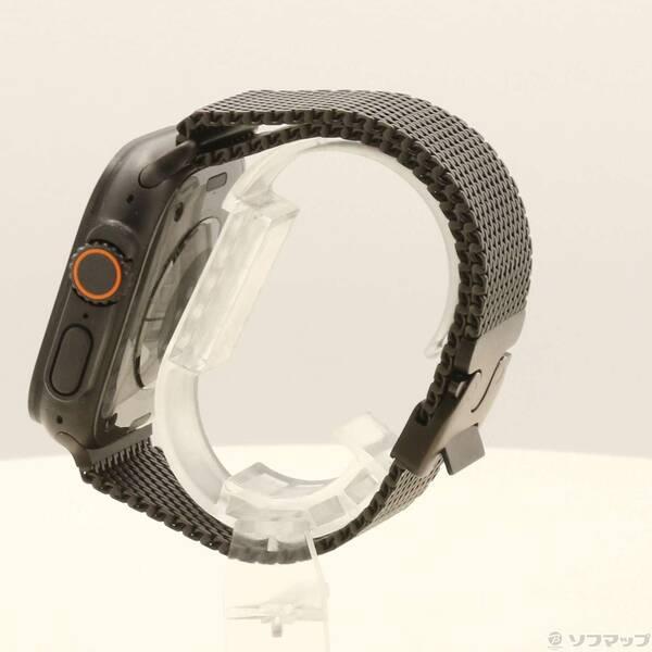 〔中古〕Apple(アップル) Apple Watch Ultra 2 GPS + Cellular 49mm ブラックチタニウムケース ブラックチタニウムミラネーゼループ〔258-ud〕 |  | 01