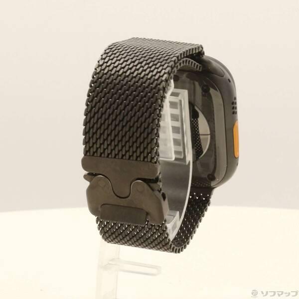 〔中古〕Apple(アップル) Apple Watch Ultra 2 GPS + Cellular 49mm ブラックチタニウムケース ブラックチタニウムミラネーゼループ〔258-ud〕 |  | 02
