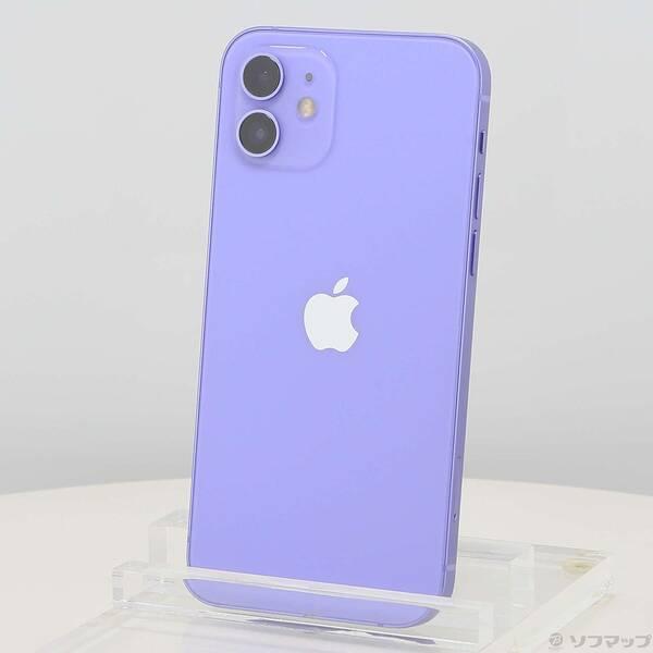 〔中古〕Apple(アップル) iPhone12 64GB パープル MJNH3J／A SIMフリー〔198-ud〕 | 