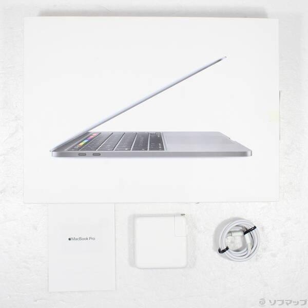 〔中古〕Apple(アップル) MacBook Pro 13.3-inch Mid-2020 MWP42J／A Core_i5 2.0GHz 16GB SSD512GB 空白文字薄墨色 〔10.15 Catalina〕〔344-ud〕