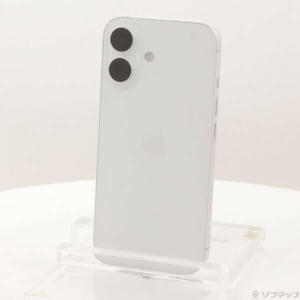 〔中古〕Apple(アップル) iPhone16 256GB ホワイト MYDX3J／A SIMフリー〔276-ud〕 | 