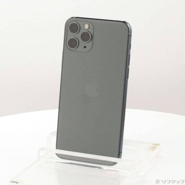 〔中古〕Apple(アップル) iPhone11 Pro 64GB ミッドナイトグリーン MWC62J／A SIMフリー〔262-ud〕 | 