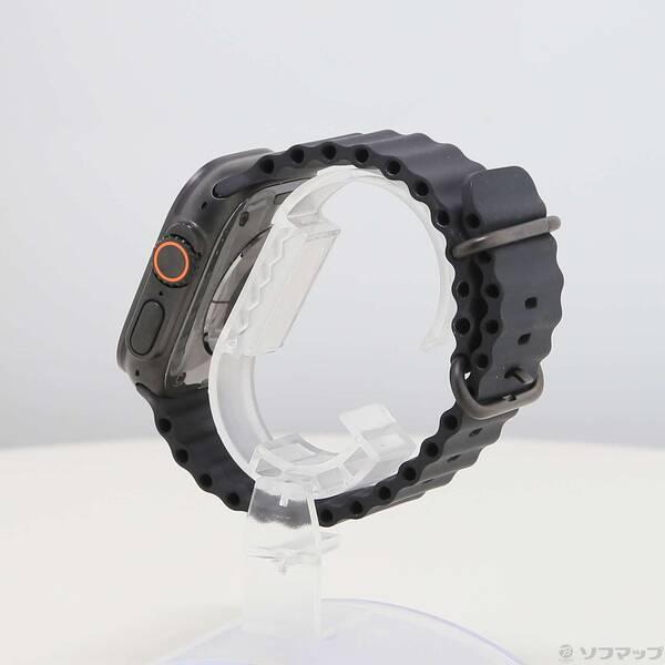 〔中古〕Apple(アップル) Apple Watch Ultra 3 GPS + Cellular 49mm ブラックチタニウムケース ブラックオーシャンバンド〔258-ud〕 |  | 01
