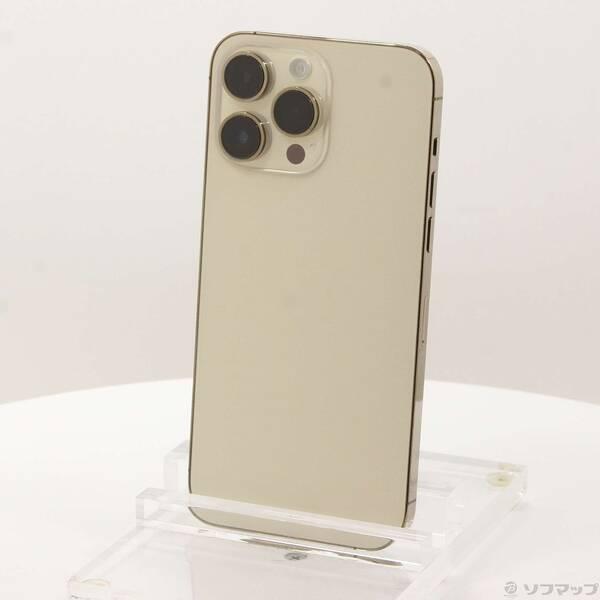 〔中古〕Apple(アップル) iPhone14 Pro Max 1TB ゴールド MQ9M3J／A SIMフリー〔258-ud〕 | 