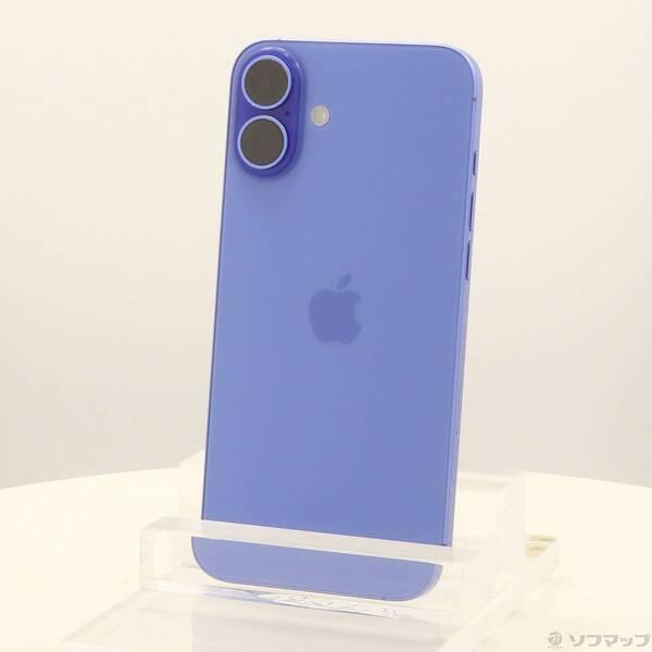 〔中古〕Apple(アップル) iPhone16 Plus 128GB ウルトラマリン MXVE3J／A SIMフリー〔258-ud〕 | 
