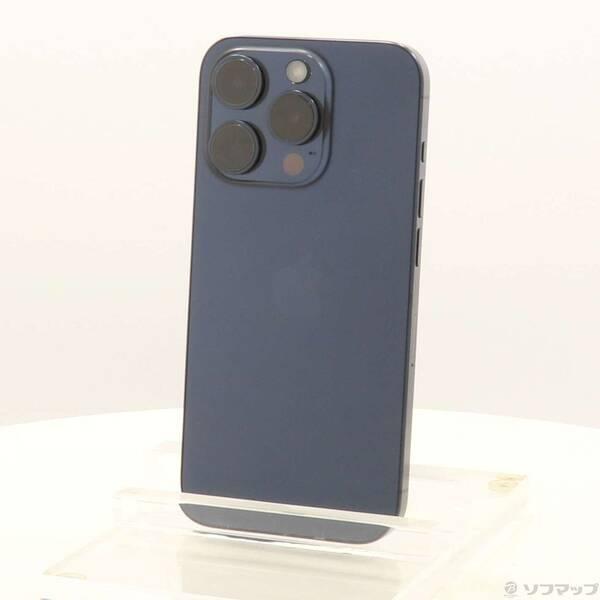 〔中古〕Apple(アップル) iPhone15 Pro 128GB ブルーチタニウム MTUA3J／A SIMフリー〔349-ud〕 | 