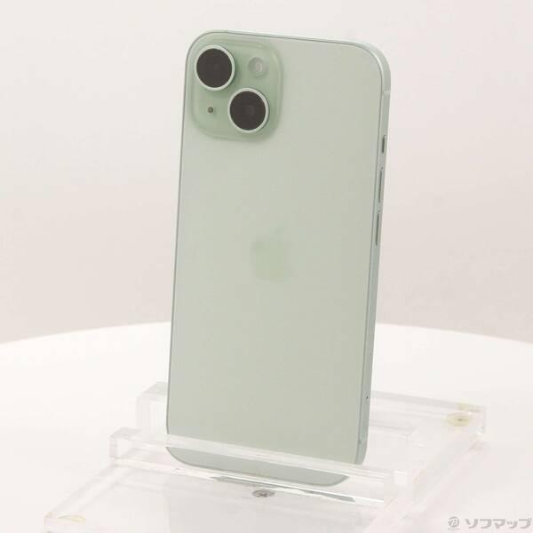 〔中古〕Apple(アップル) iPhone15 128GB グリーン MTMM3J／A SIMフリー〔258-ud〕 | 