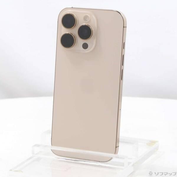 〔中古〕Apple(アップル) iPhone16 Pro 256GB デザートチタニウム MYN23J／A SIMフリー〔258-ud〕 | 
