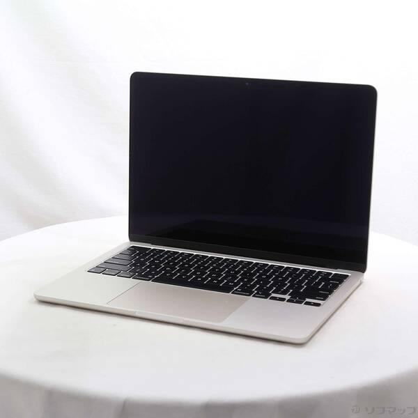 〔中古〕Apple(アップル) MacBook Air 13.6-inch Late-2024 MC8P4J／A Apple M3 8コアCPU_10コアGPU 24GB SSD1TB スターライト 〔macOS v26.3.2〕〔348-ud〕 | 