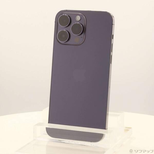 〔中古〕Apple(アップル) iPhone14 Pro Max 128GB ディープパープル MQ993J／A SIMフリー〔258-ud〕 | 