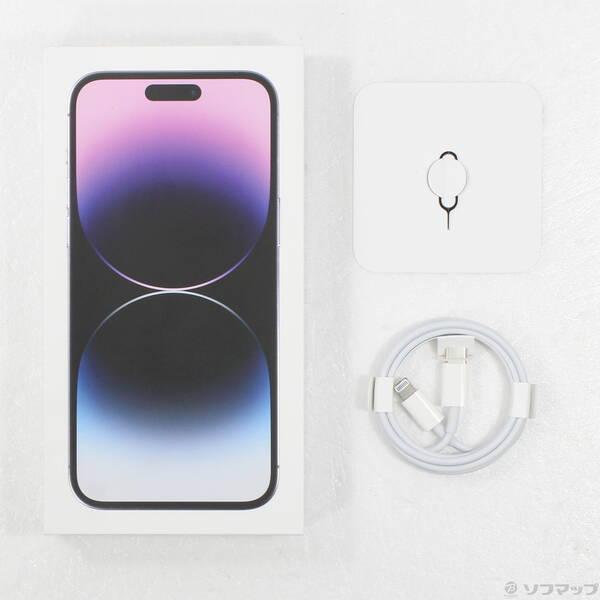 〔中古〕Apple(アップル) iPhone14 Pro Max 128GB ディープパープル MQ993J／A SIMフリー〔258-ud〕 |  | 04