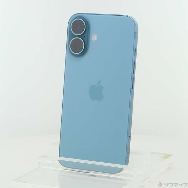 〔中古〕Apple(アップル) iPhone16 128GB ティール MYDV3J／A SIMフリー〔276-ud〕 | 