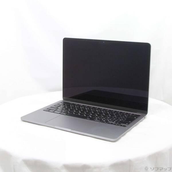 〔中古〕Apple(アップル) MacBook Air 13.6-inch Mid-2022 MLXX3J／A Apple M2 8コアCPU_10コアGPU 8GB SSD512GB スペースグレイ 〔26.3 Tahoe〕〔344-ud〕 | 