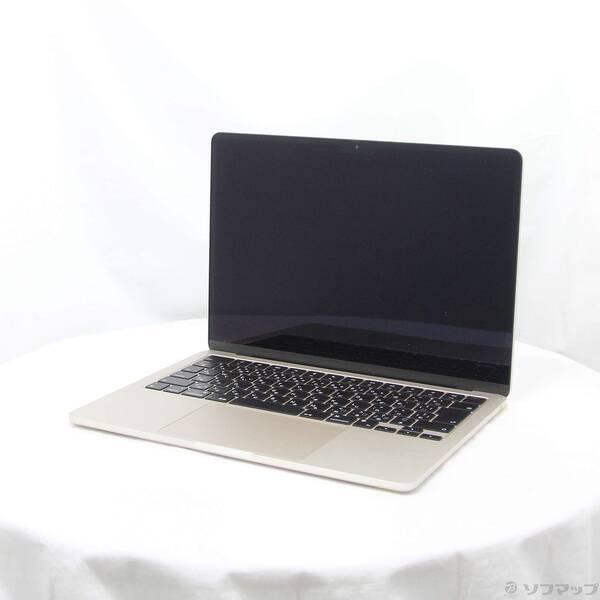 〔中古〕Apple(アップル) MacBook Air 13.6-inch Mid-2022 MLY13J／A Apple M2 8コアCPU_8コアGPU 16GB SSD256GB スターライト 〔26.3 Tahoe〕〔348-ud〕 | 