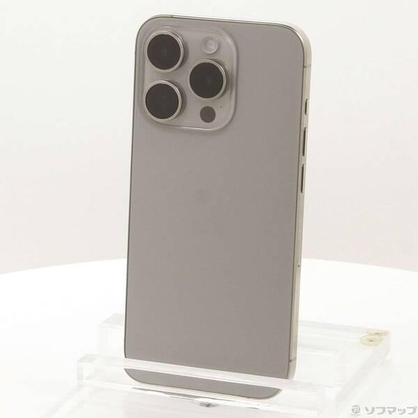 〔中古〕Apple(アップル) iPhone15 Pro 256GB ナチュラルチタニウム MTUF3J／A SIMフリー〔276-ud〕 | 
