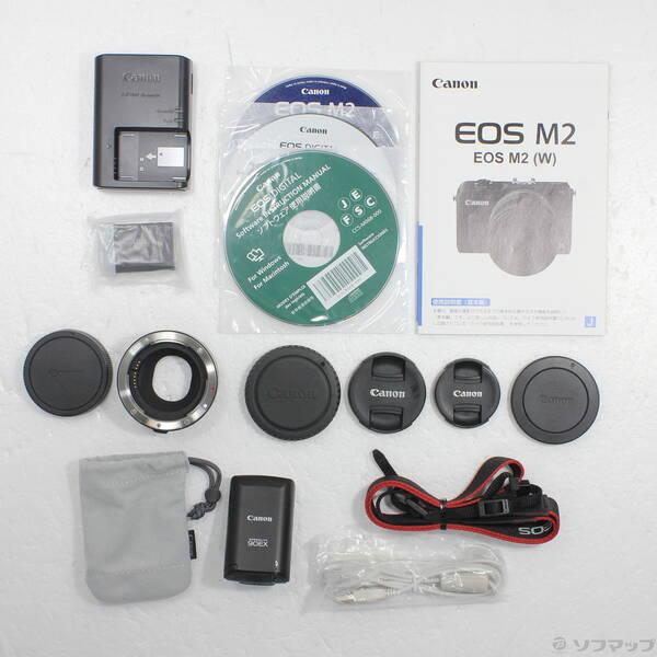 〔中古〕Canon(キヤノン) EOS M2 ダブルレンズキット ブラック (1800万画素／SDXC)〔198-ud〕 |  | 05