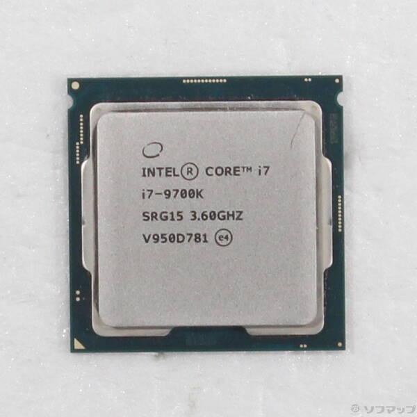〔中古〕intel(インテル) Core i7 9700K 〔3.6GHz／LGA 1151〕〔262-ud〕 | 