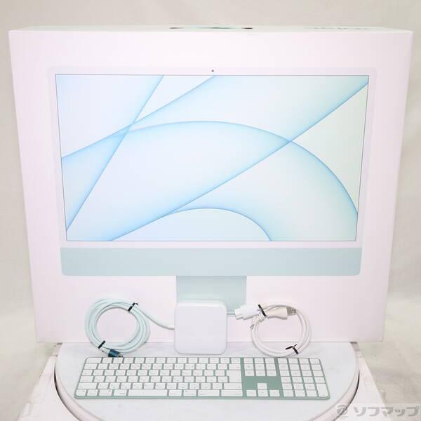 〔中古〕Apple(アップル) iMac 24-inch Mid-2021 MGPJ3J／A Apple M1 8コアCPU_8コアGPU 16GB SSD1TB グリーン 〔26.3 Tahoe〕〔258-ud〕 |  | 04