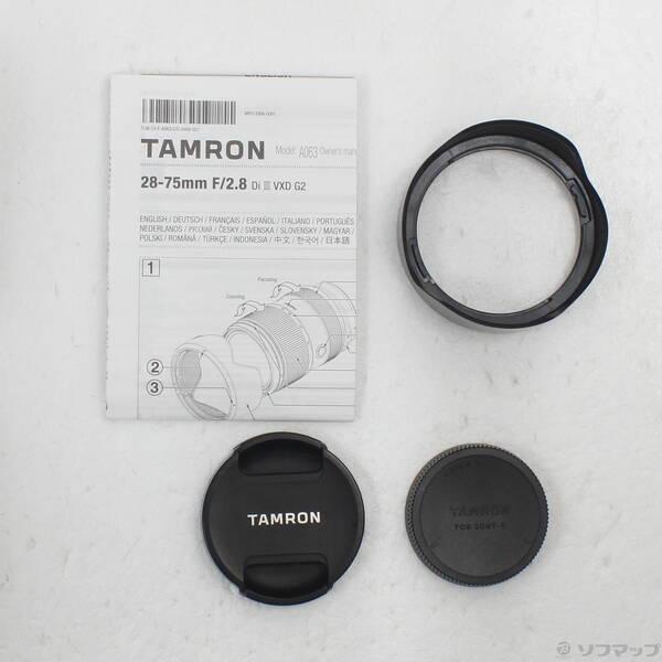 〔中古〕TAMRON(タムロン) 28-75mm F／2.8 Di III VXD G2 (Model-A063)〔276-ud〕 |  | 04