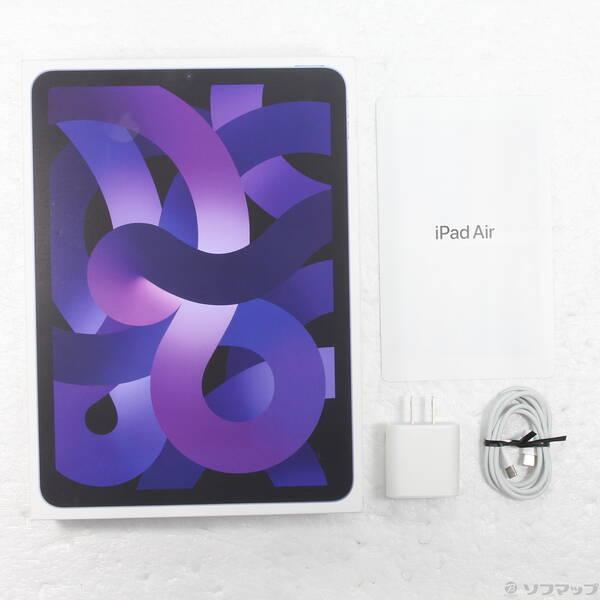 〔中古〕Apple(アップル) iPad Air 第5世代 256GB パープル MME63J／A Wi-Fi〔198-ud〕 |  | 04