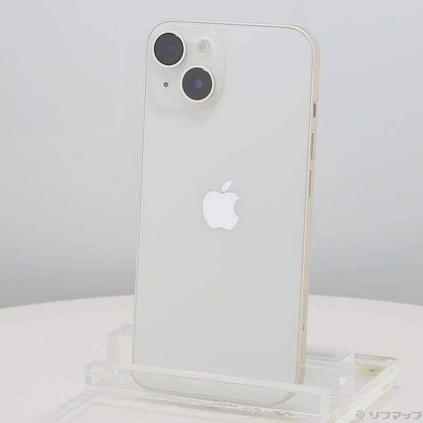 〔中古〕Apple(アップル) iPhone14 128GB スターライト MPUQ3J／A SIMフリー〔377-ud〕 | 