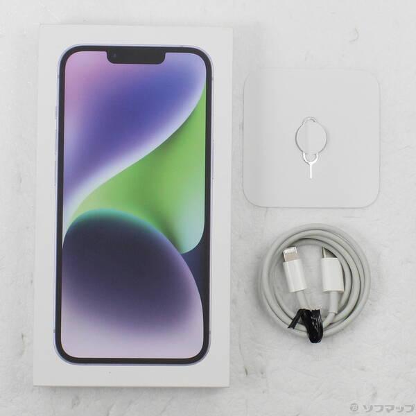 〔中古〕Apple(アップル) iPhone14 256GB パープル MPW93J／A SIMフリー〔258-ud〕 |  | 04