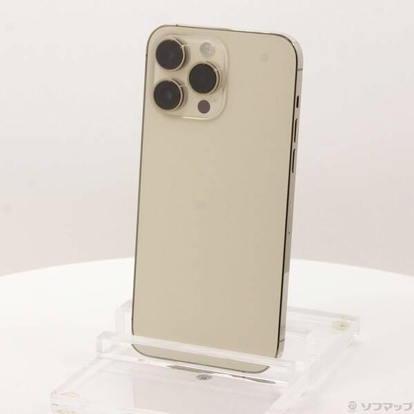 〔中古〕Apple(アップル) iPhone14 Pro Max 256GB ゴールド MQ9D3J／A SIMフリー〔258-ud〕 | 