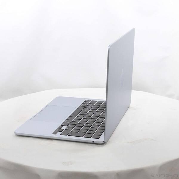 〔中古〕〔展示品〕 MacBook Air 13.6-inch Early-2025 MC6T4J／A Apple M4 10コアCPU_8コアGPU 16GB SSD256GB スカイブルー 〔15.7 Sequoia〕〔198-ud〕 |  | 01