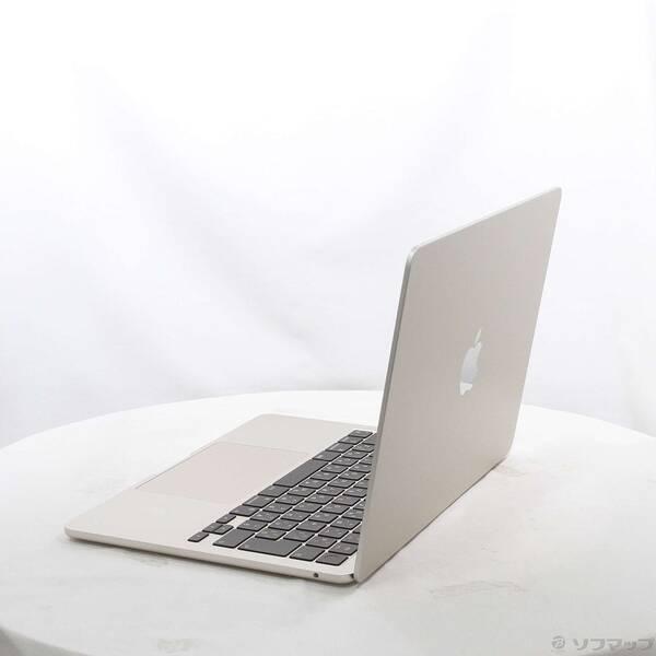〔中古〕〔展示品〕 MacBook Air 13.6-inch Late-2024 MC7W4J／A Apple M2 8コアCPU_8コアGPU 16GB SSD256GB スターライト 〔15.7 Sequoia〕〔198-ud〕 |  | 01