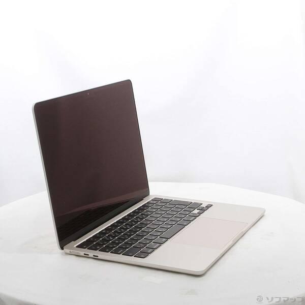 〔中古〕〔展示品〕 MacBook Air 13.6-inch Late-2024 MC7W4J／A Apple M2 8コアCPU_8コアGPU 16GB SSD256GB スターライト 〔15.7 Sequoia〕〔198-ud〕 |  | 03