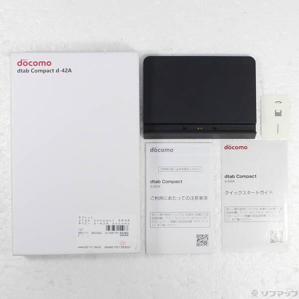 〔中古〕Lenovo(レノボジャパン) dtab compact 64GB ネイビー d-42A docomo〔349-ud〕 |  | 04