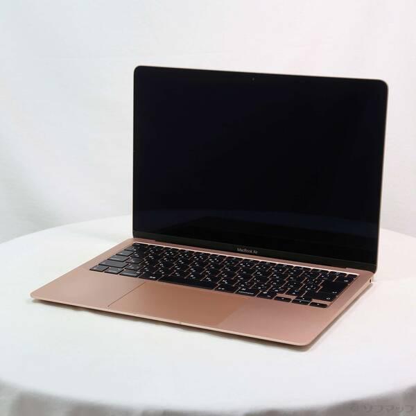 〔中古〕Apple(アップル) MacBook Air 13.3-inch Late-2020 MGND3J／A Apple M1 8コアCPU_7コアGPU 16GB SSD256GB ゴールド 〔26.3 Tahoe〕〔352-ud〕 | 
