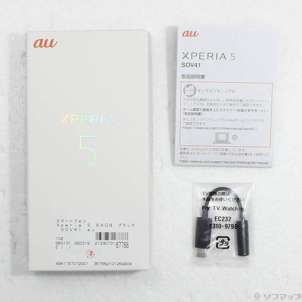 〔中古〕SONY(ソニー) Xperia 5 64GB ブラック SOV41 auロック解除SIMフリー〔295-ud〕 |  | 04