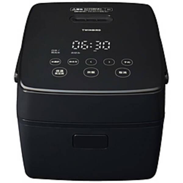 〔中古〕ツインバード 〔展示品〕 はやくておいしい3合IH炊飯器 ブラック RM-D793B ［3合 ／IH］〔198-ud〕 | 