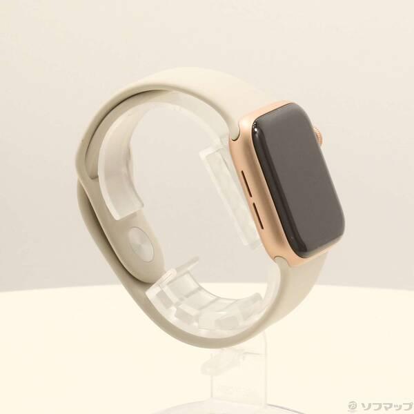 〔中古〕Apple(アップル) Apple Watch SE 第1世代 GPS 40mm ゴールドアルミニウムケース スターライトスポーツバンド〔258-ud〕 |  | 03