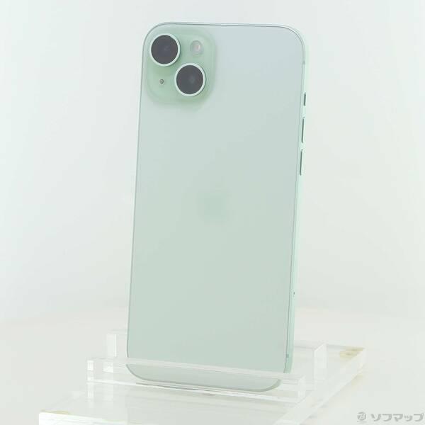 〔中古〕Apple(アップル) iPhone15 Plus 128GB グリーン FU0E3J／A SIMフリー〔349-ud〕 | 