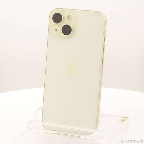 〔中古〕Apple(アップル) iPhone15 128GB イエロー MTMK3J／A SIMフリー〔198-ud〕 | 