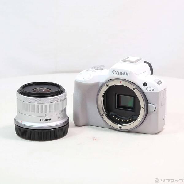 〔中古〕Canon(キヤノン) EOS R50 RF-S18-45 IS STM レンズキット ホワイト〔262-ud〕 | 