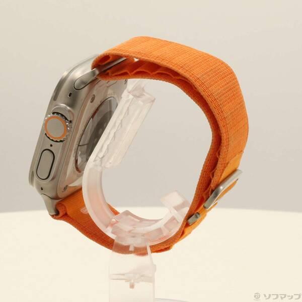 〔中古〕Apple(アップル) Apple Watch Ultra GPS + Cellular 49mm チタニウムケース オレンジアルパインループ〔262-ud〕 |  | 01