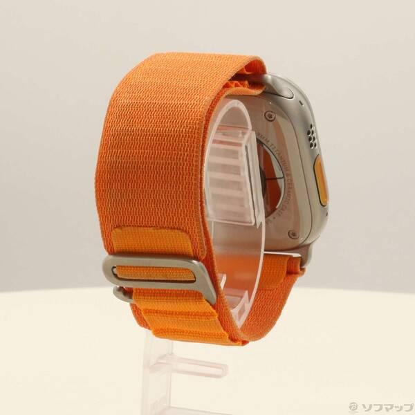 〔中古〕Apple(アップル) Apple Watch Ultra GPS + Cellular 49mm チタニウムケース オレンジアルパインループ〔262-ud〕 |  | 02