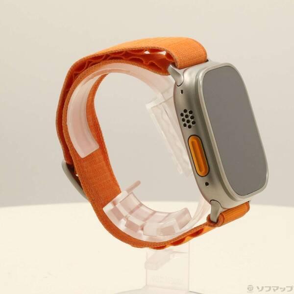 〔中古〕Apple(アップル) Apple Watch Ultra GPS + Cellular 49mm チタニウムケース オレンジアルパインループ〔262-ud〕 |  | 03