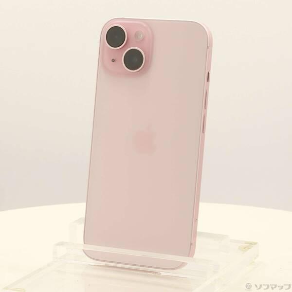 〔中古〕Apple(アップル) iPhone15 128GB ピンク MTMJ3J／A SIMフリー〔262-ud〕 | 