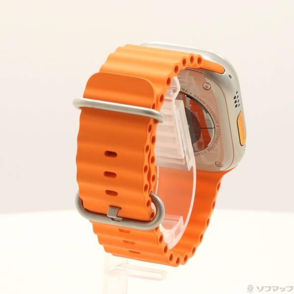 〔中古〕Apple(アップル) Apple Watch Ultra 2 GPS + Cellular 49mm チタニウムケース オレンジオーシャンバンド〔344-ud〕 |  | 02